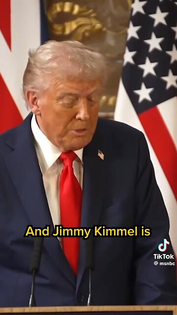Trump "Jimmy Kimmel ratings were bad"