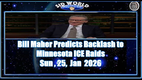Bill Maher Predicts Backlash to Minnesota ICE Raids