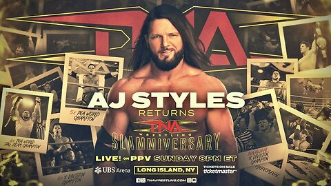 Is AJ Styles Returning to TNA at Slammiversary?! HUGE! #shorts