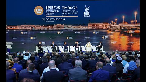Plenární zasedání Mezinárodního ekonomického fóra v Petrohradu