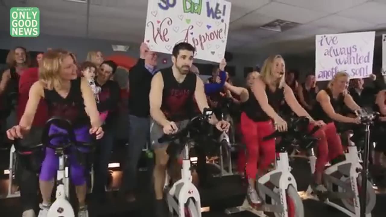 Breaking: The Cycling Studio Flash Mob Proposal That Went Viral!