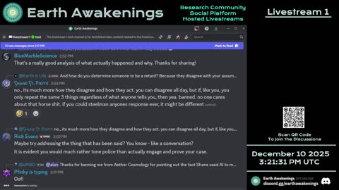 Earth Awakenings - Livestream 1 - #4202 - Live on Rumble/Youtube/X-Twitter/Twitch