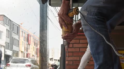 Glass Installation Breaks a Water Pipe