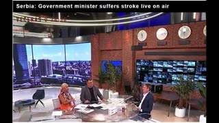 Politician suffers stroke on live TV - he’s rushed to hospital