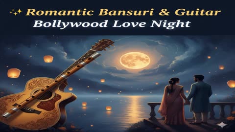 Bollywood Love Night | Romantic Bansuri & Guitar Instrumental