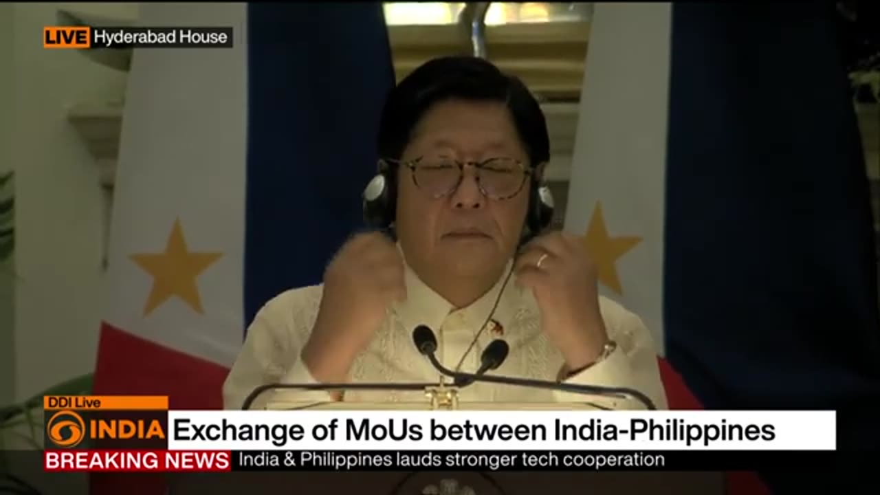 India-Philippines__Exchange_of_MoUs_and_Press_Statements___LIVE___DD_India