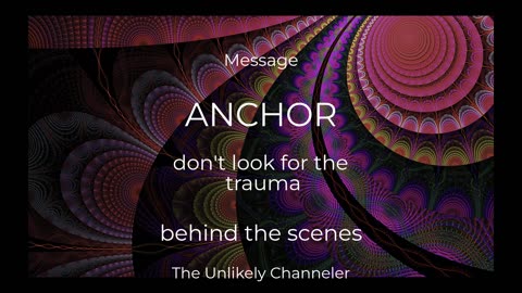 #1 What Have You Anchored to?