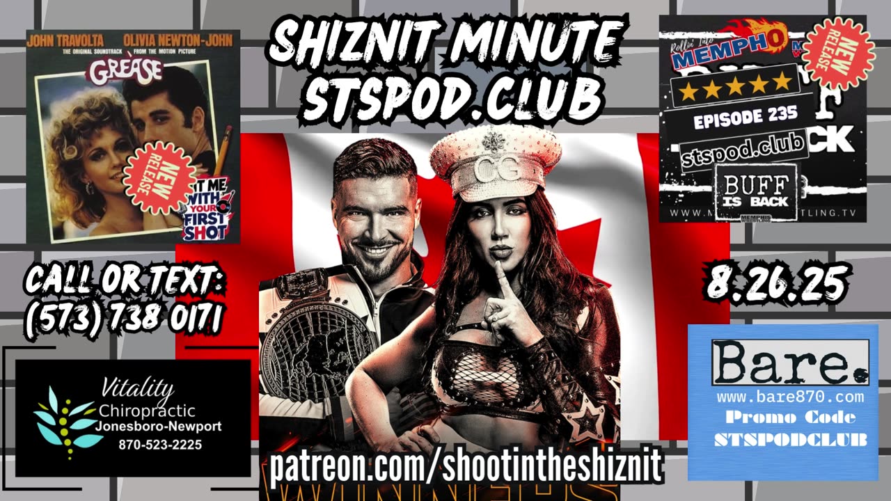 SHIZNIT MINUTE 8.26.025-BT talks about NXT!