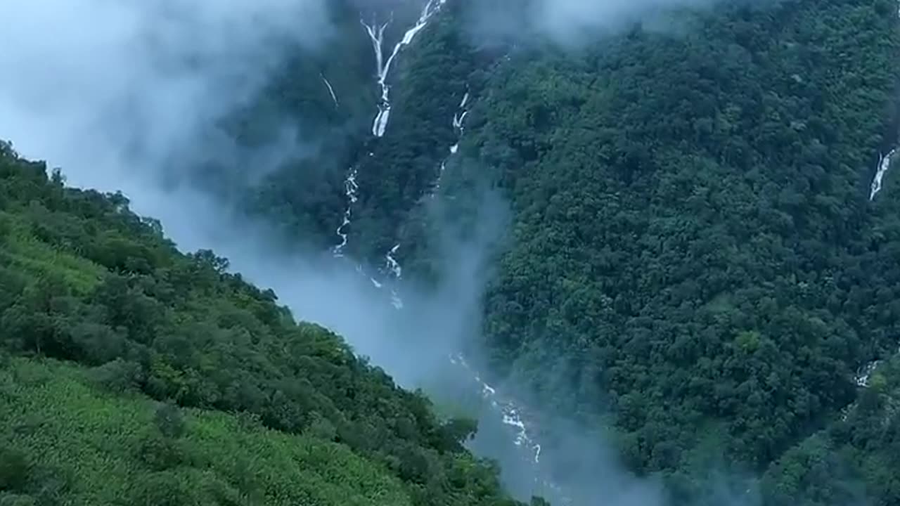 Gigantic Waterfalls in Meghalaya