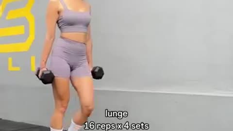Amazing: favorite lower body dumbbell workout for gym beginners!