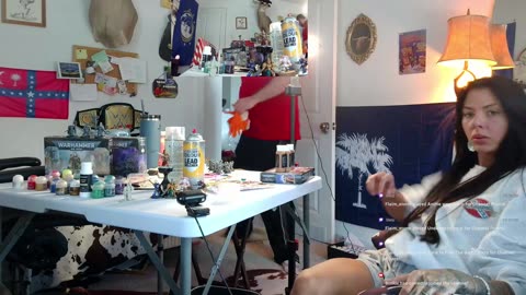 Painting minis with Cheeks...FOR THE EMPEROR