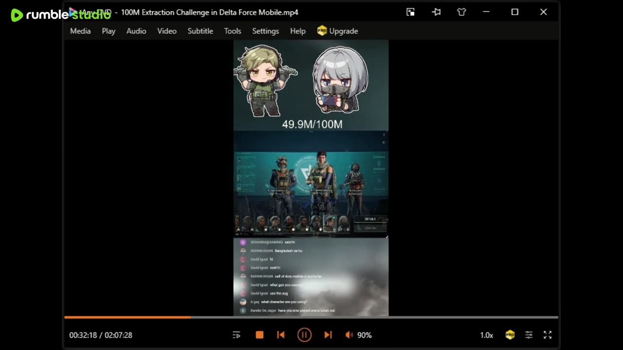 100M Extraction Challenge in Delta Force Mobile LIVE