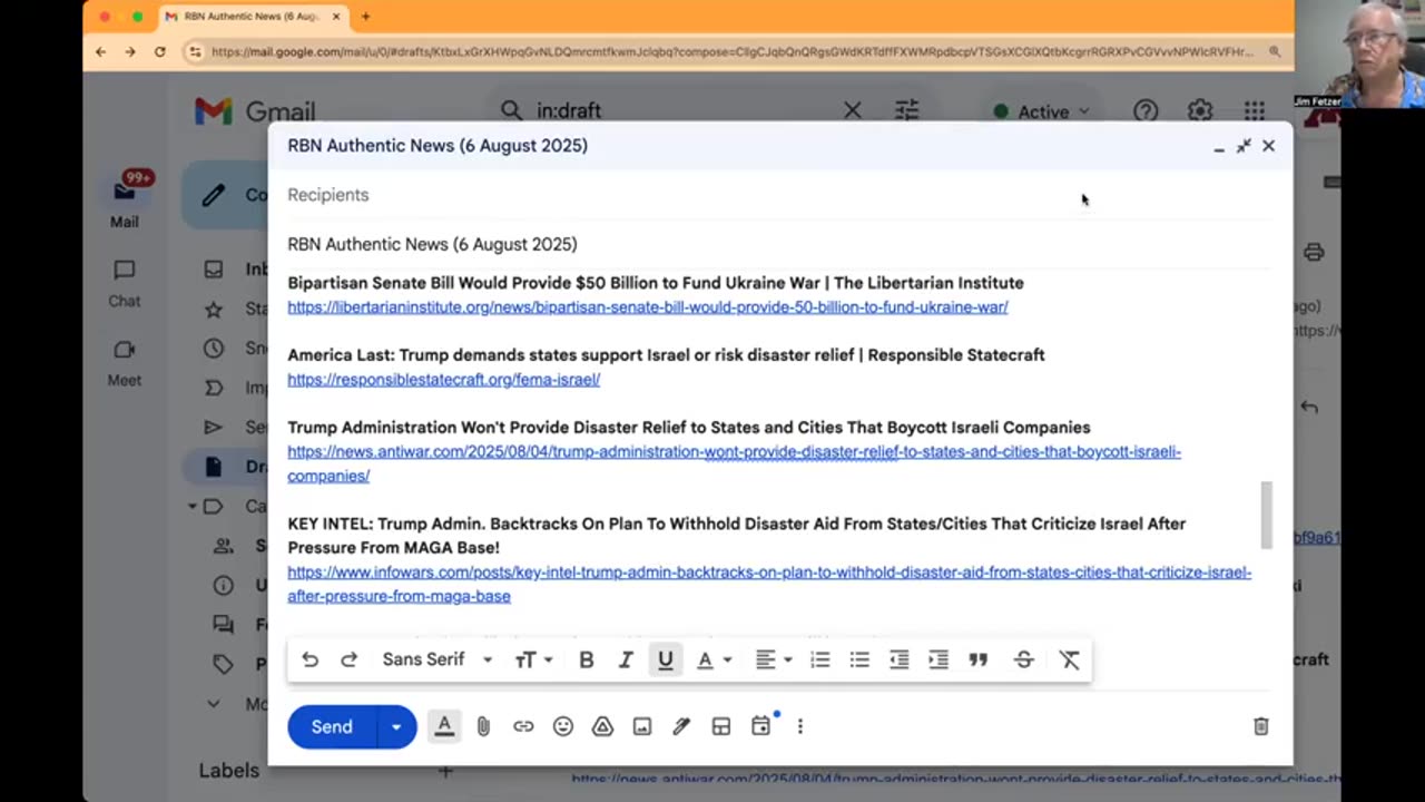 RBN Authentic News (6 August 2025)