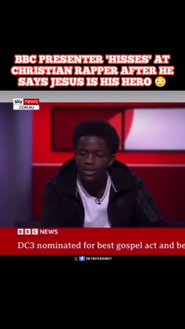 BBC Presenter Hisses At Guest After He Says Jesus Is His Hero