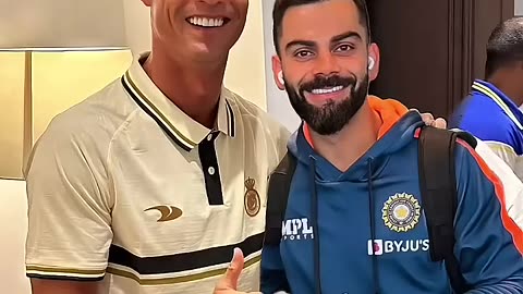 Ronaldo and Virat Kohli Amazing Collab # viratkohli# cristiano ronaldo