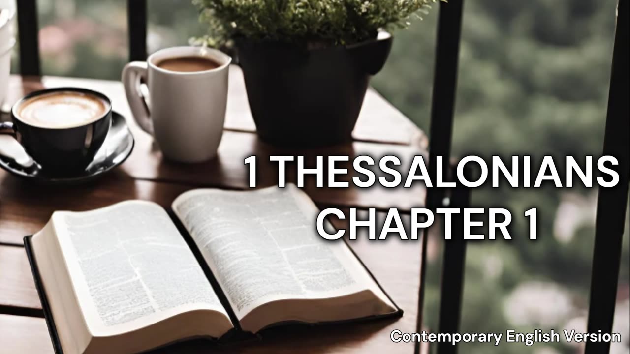 The Book of 1st Thessalonians Chapter 1 | CEV | Faith | Audiobook | Daily Bible Reading
