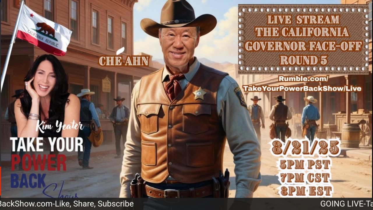 The Take Your Power Back California Governor Face-Off - Round 5 with Pastor Ché Ahn!