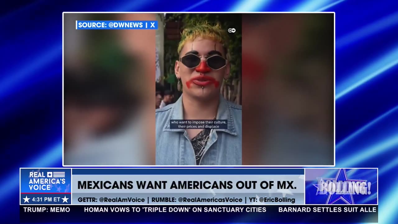 MEXICANS WANT AMERICANS OUT OF THEIR COUNTRY