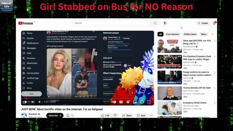 Girl Stabbed on Bus for NO Reason USA