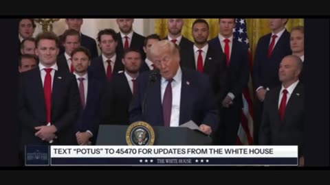 President Trump Welcomes Florida Panthers Championship Team to the White House