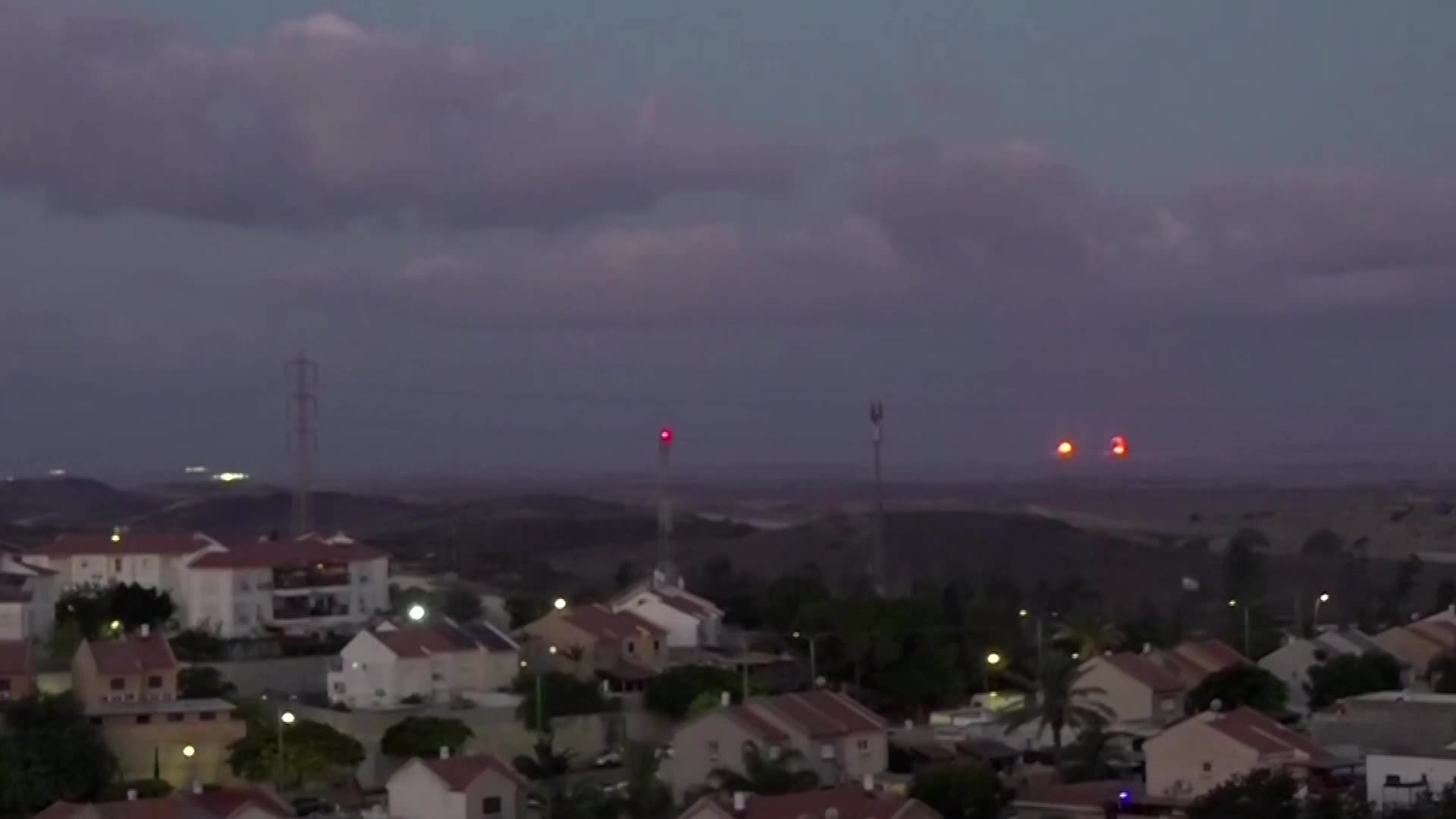 Multiple explosions seen and heard over Gaza
