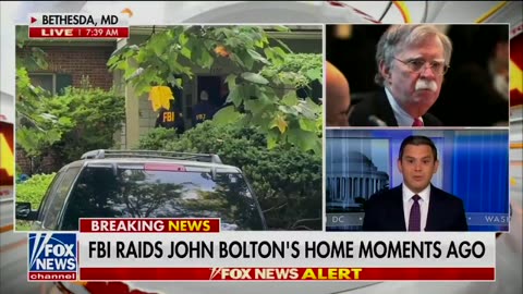 The FBI is CURRENTLY RAIDING the DC-area home of John Bolton