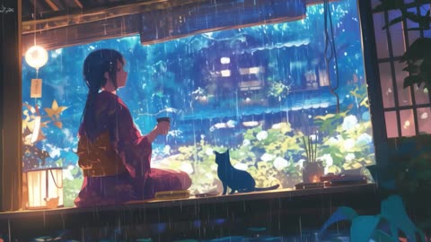 Relaxing Piano Music - Deep Sleep Music with Rain