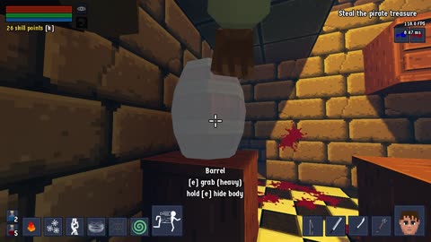 KICKSALOT 0.6 player is able to hide in crate that has dead body