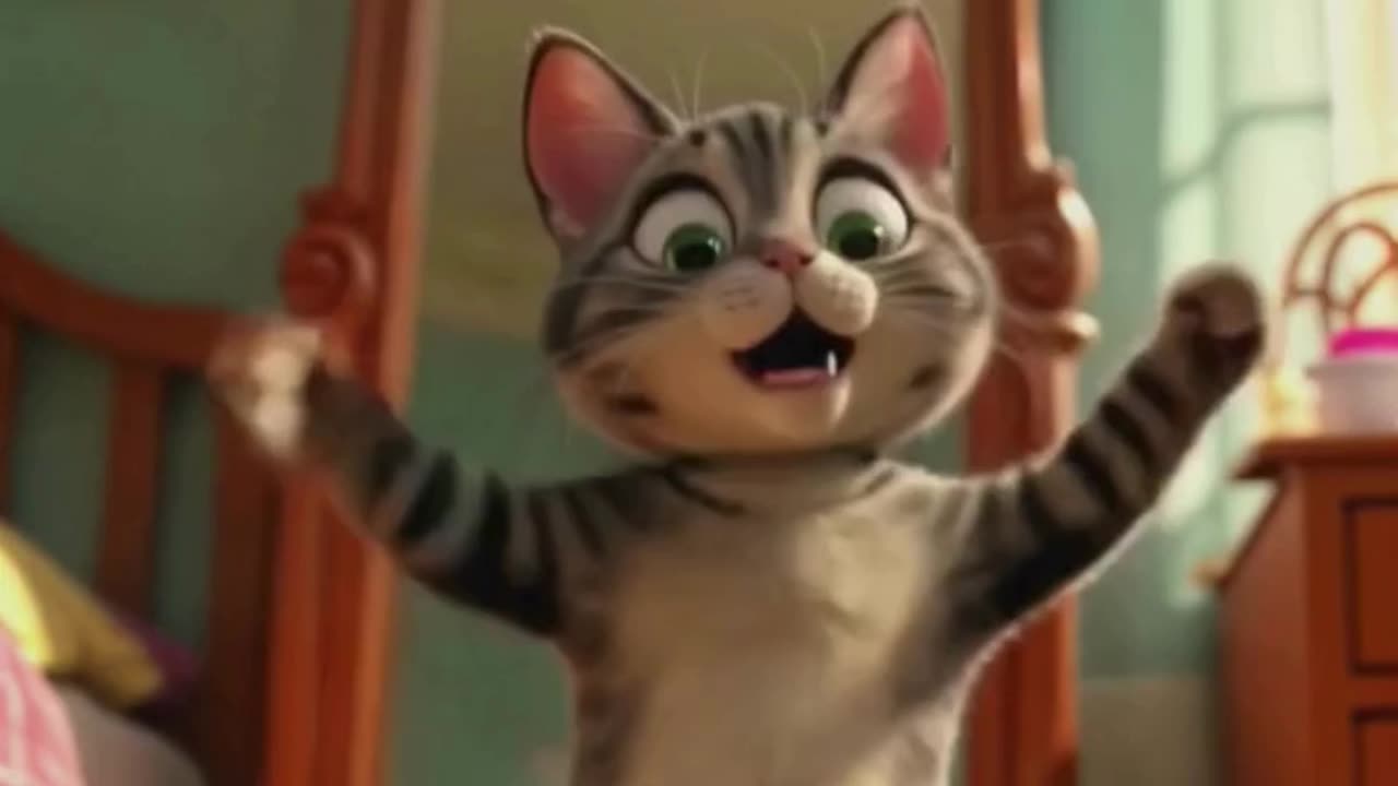FUNNY CAT TUBBY AND THE MIRROR 🐱🪞