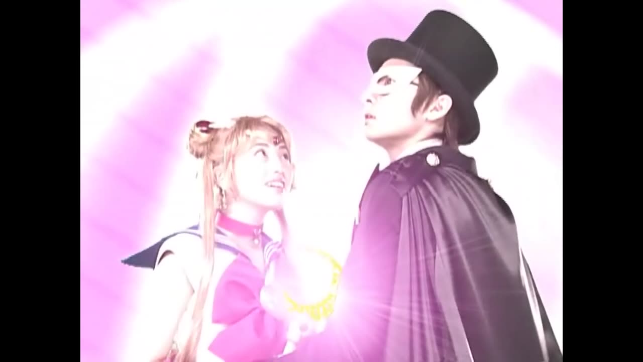 Usagi & Mamoru sailor moon live action act 4 tuxedo mask thank you sailor moon for saving him