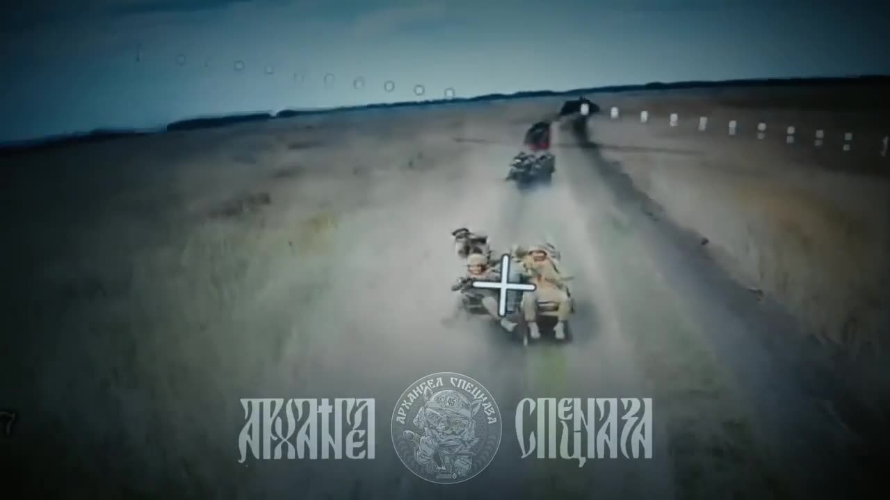 Ukrainian column consisting of ATVs is targeted by Russian fiber-optic FPV drones
