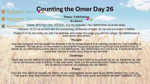 Mark 15; RSTNE Scripture Reading (Day 176) Bible on Audio; Omer 26