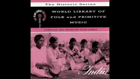 LP---WORLD LIBRARY OF FOLK AND PRIMITIVE MUSIC - INDIA