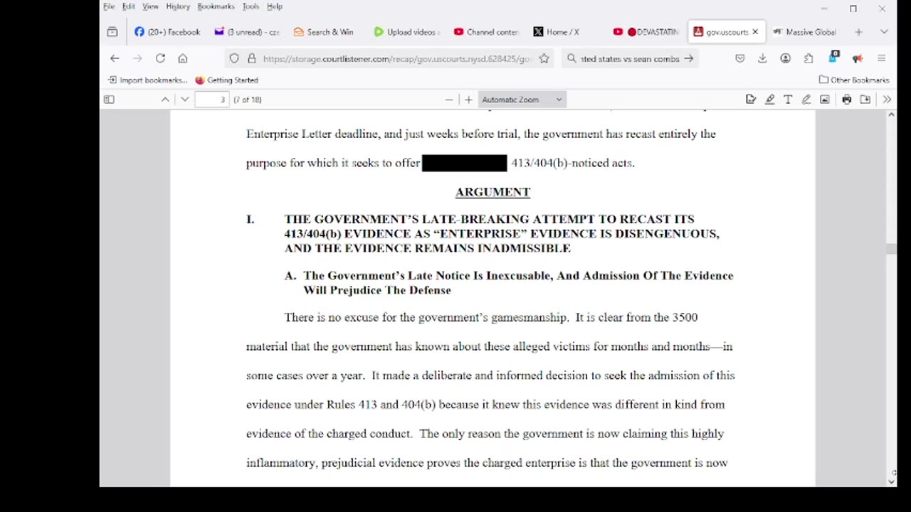 UNITED STATES OF AMERICA, v. SEAN COMBS,