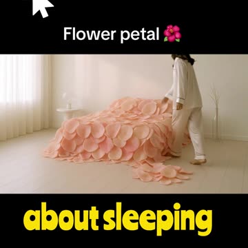 Flower Petal Bed 🌸🛏️