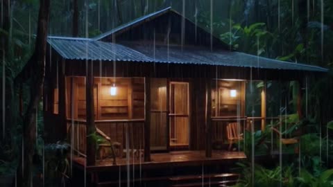 Escape to tranquility: a cozy spot next to a flowing stream