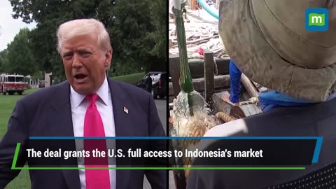 Trump Signs New Trade Agreement; U.S. Pays No Tariffs, Indonesia Pays 19% | N18G