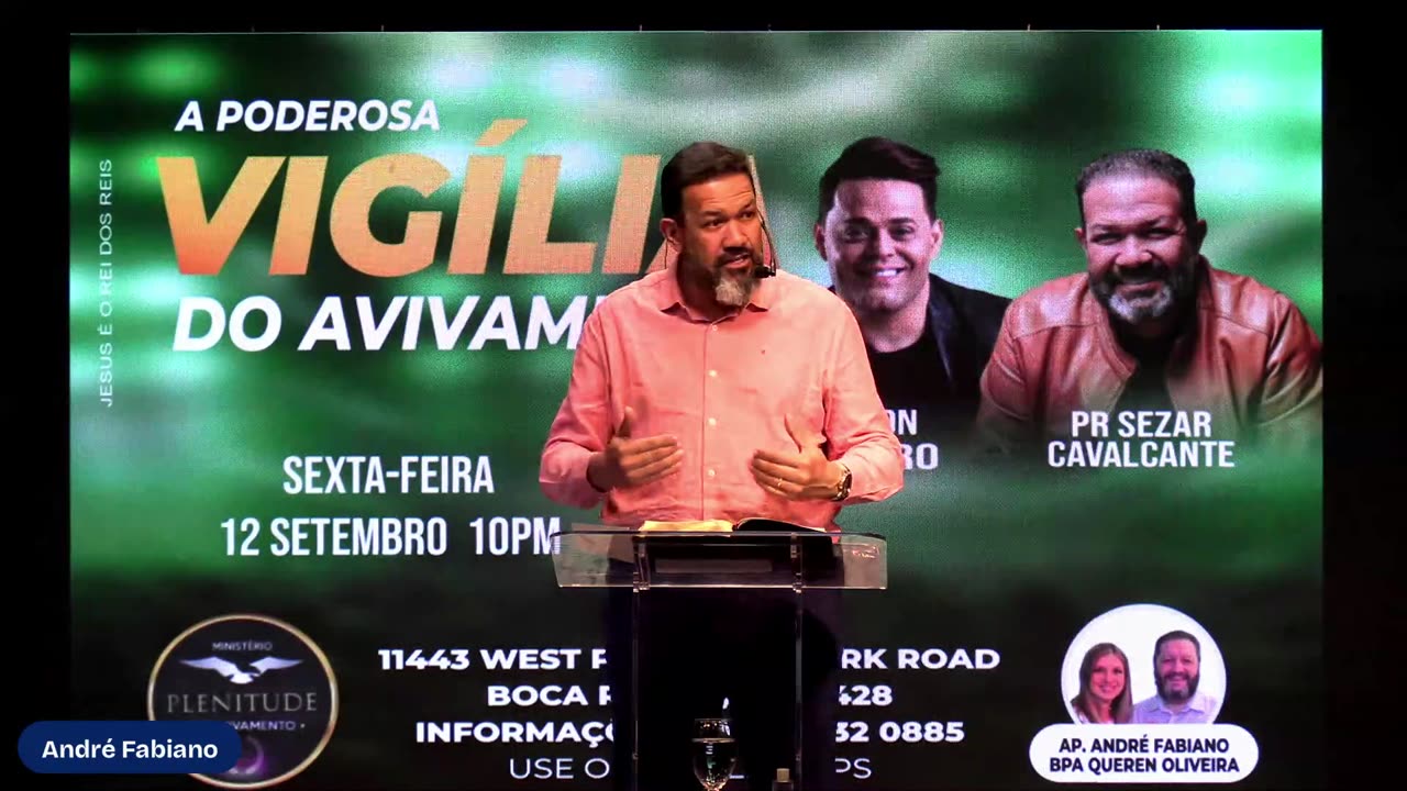 A PODEROSA VIGILIA DO AVIVAMENTO COM PASTOR SEZAR CAVALCANTE E ROBINSON MONTEIRO