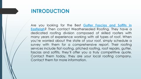 Best Gutter Fascias and Soffits in Eastleigh