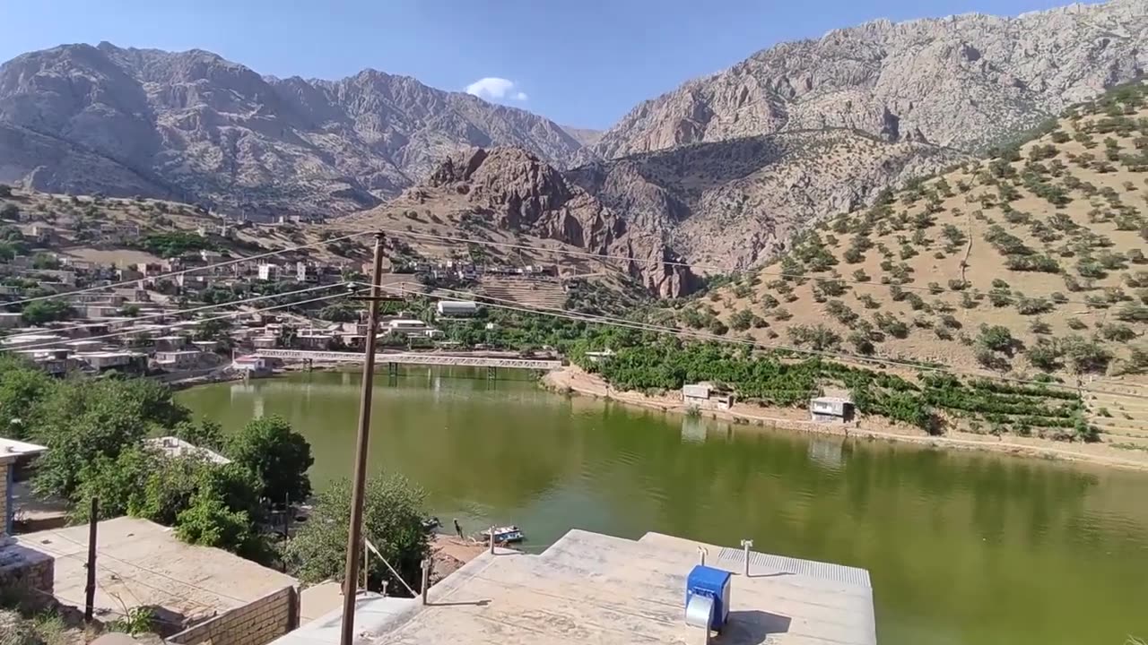 Walking tour at Slen village, Hawraman, Kurdistan, Iran.