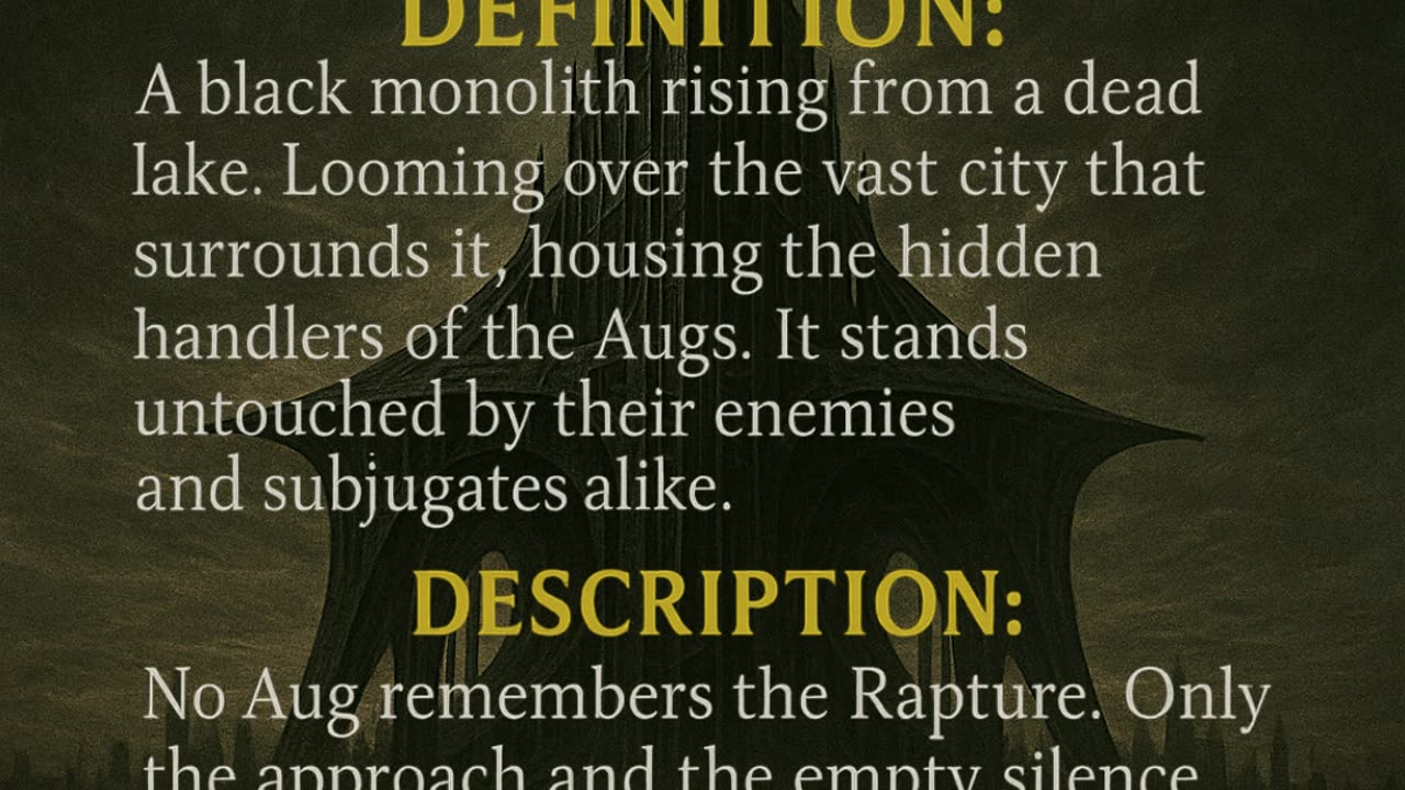 Lore Card #3 - [The Rapture]