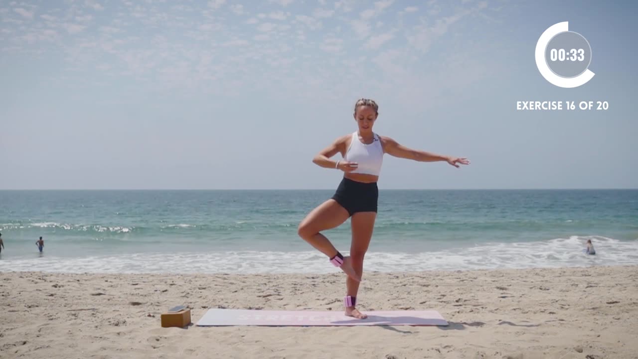 20 Min Lean Thighs & Lifted Booty Barre Workout // No Equipment; Knee Friendly; No Repeats