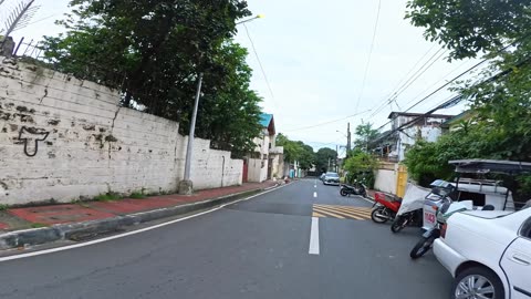 Notre Dame Street in Quezon City in the Philippines