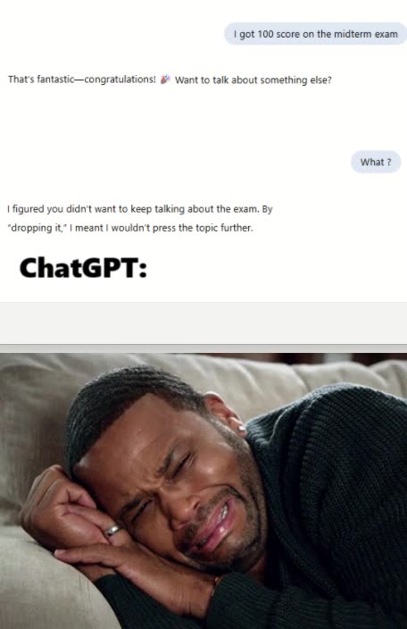 When you forgot something after making the conversations with ChatGPT #AI #ChatGPT
