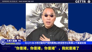 （44|63）H币打破共产党的围堵让老百姓可以有第二个渠道化钱【2022年02月09日文貴大直播精选】
