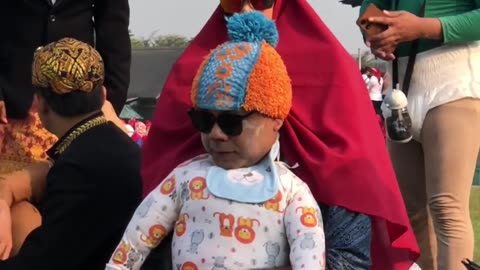Two Men in Baby Costumes