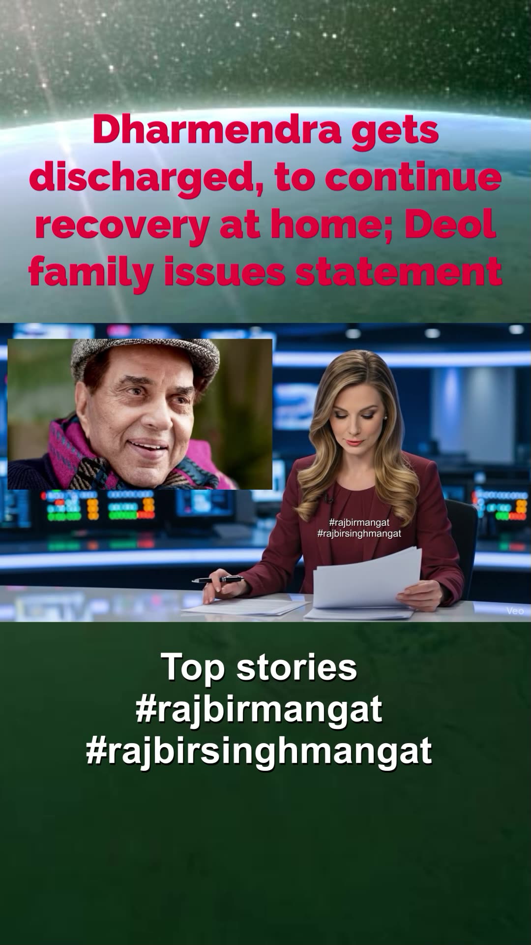 Dharmendra gets discharged, to continue recovery at home; Deol family issues statement