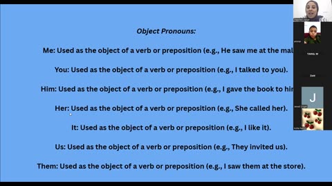 s+o pronouns