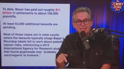 Jimmy Dore just EXPOSED a plan to give BAYER legal immunity for causing cancer