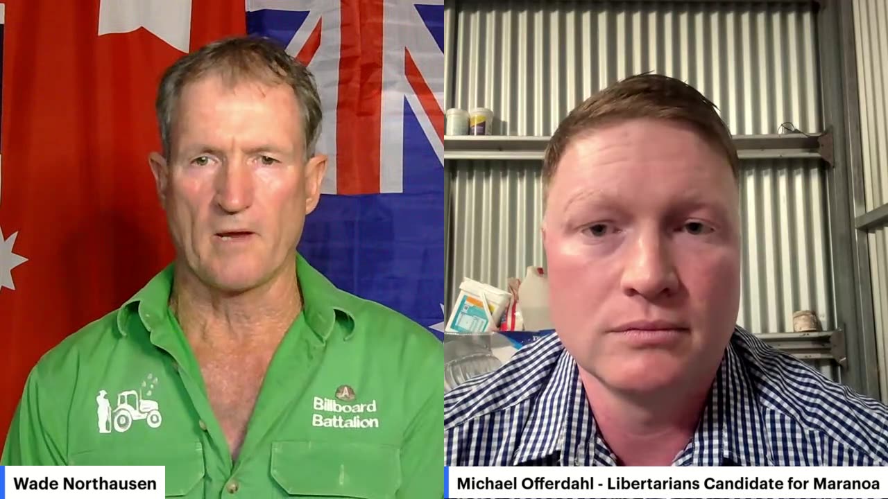 Farmer Wade interviewing Libertarians Candidate for Maranoa Michael Offerdahl - 19/4/2025